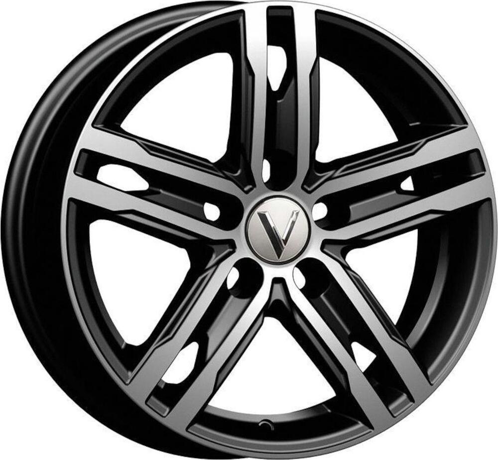 Vector B178 6x15 5x100 ET 38 Dia 57.1 черный алмаз