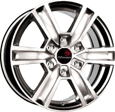 Vector B222 7.5x17 6x139.7 ET 38 Dia 67.1 сильвер S