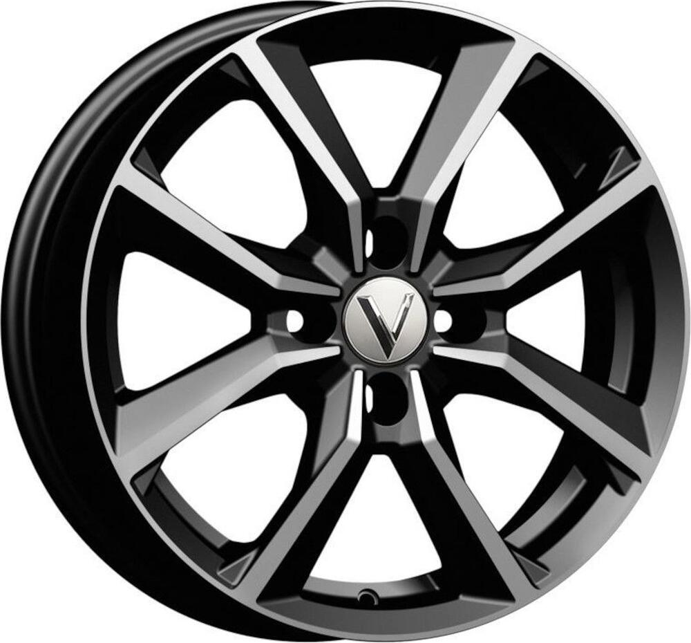 Vector B271 6x16 4x100 ET 50 Dia 60.1 черный алмаз