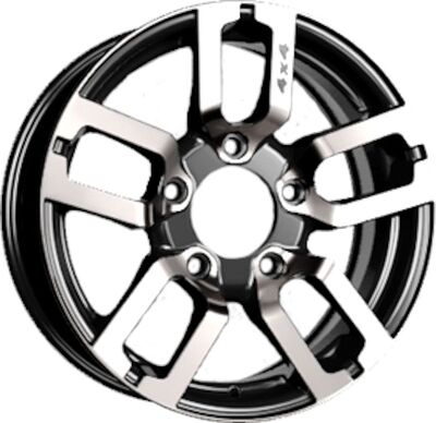 Vector K100 6.5x16 5x139.7 ET 40 Dia 98 черный алмаз
