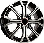 Vector R198 6x15 4x100 ET 50 Dia 60.1 черный алмаз Vector R198 6x15 4x100 ET 50 Dia 60.1 черный алмаз
