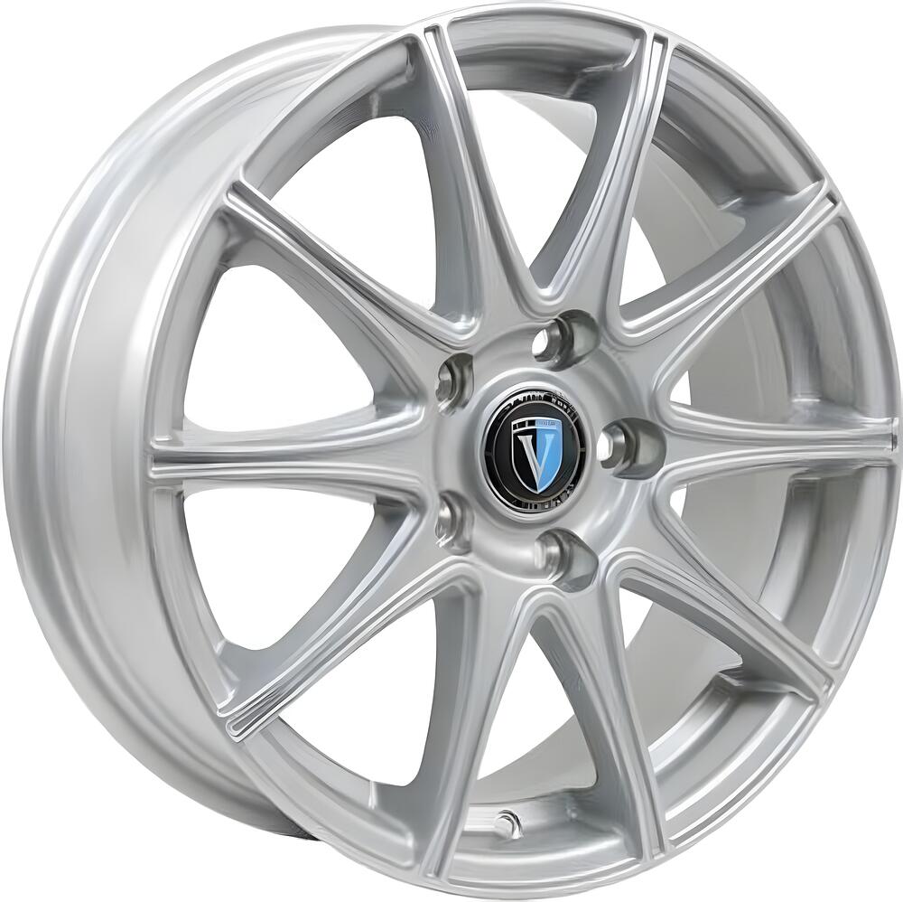 Venti 1716 7x17 4x100 ET 40 Dia 60 Silver