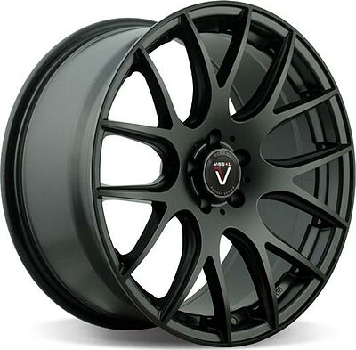Vissol F-001 8.5x20 5x112 ET 35 Dia 66.6 satin-black