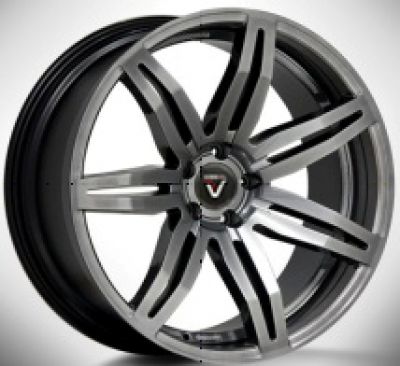 Vissol F-911 9x22 5x112 ET 32 Dia 66.6 matte_graphite_machined