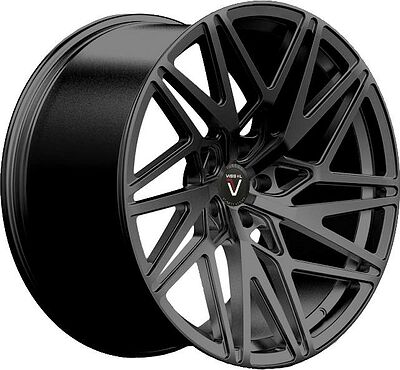 Vissol F-921R 9x20 5x112 ET 33 Dia 66.5 satin_black