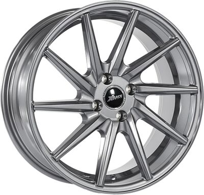 X-Race H-03(R) 7.5x17 4x98 ET 35 Dia 58.6 Graphite
