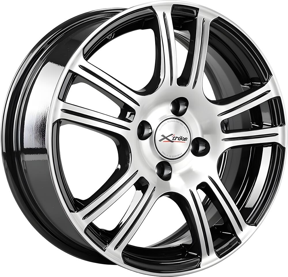 X'trike X-105M 6x15 4x108 ET 45 Dia 67.1 BK/FP