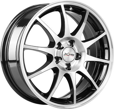X'trike X-107 6.5x16 5x110 ET 37 Dia 65.1 BK/FP