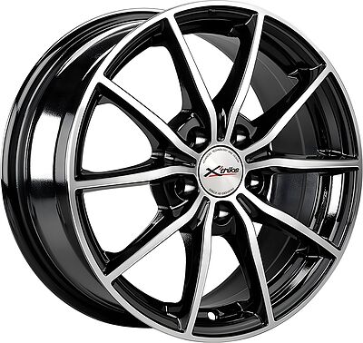 X'trike X-111М 6.5x15 5x110 ET 35 Dia 65.1 BK/FP