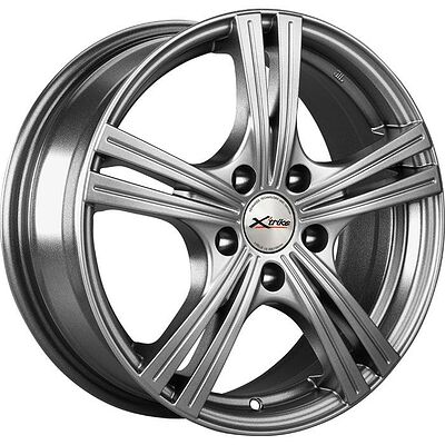 X'trike X-112 6.5x16 5x114.3 ET 45 Dia 66.1 Super_Silver