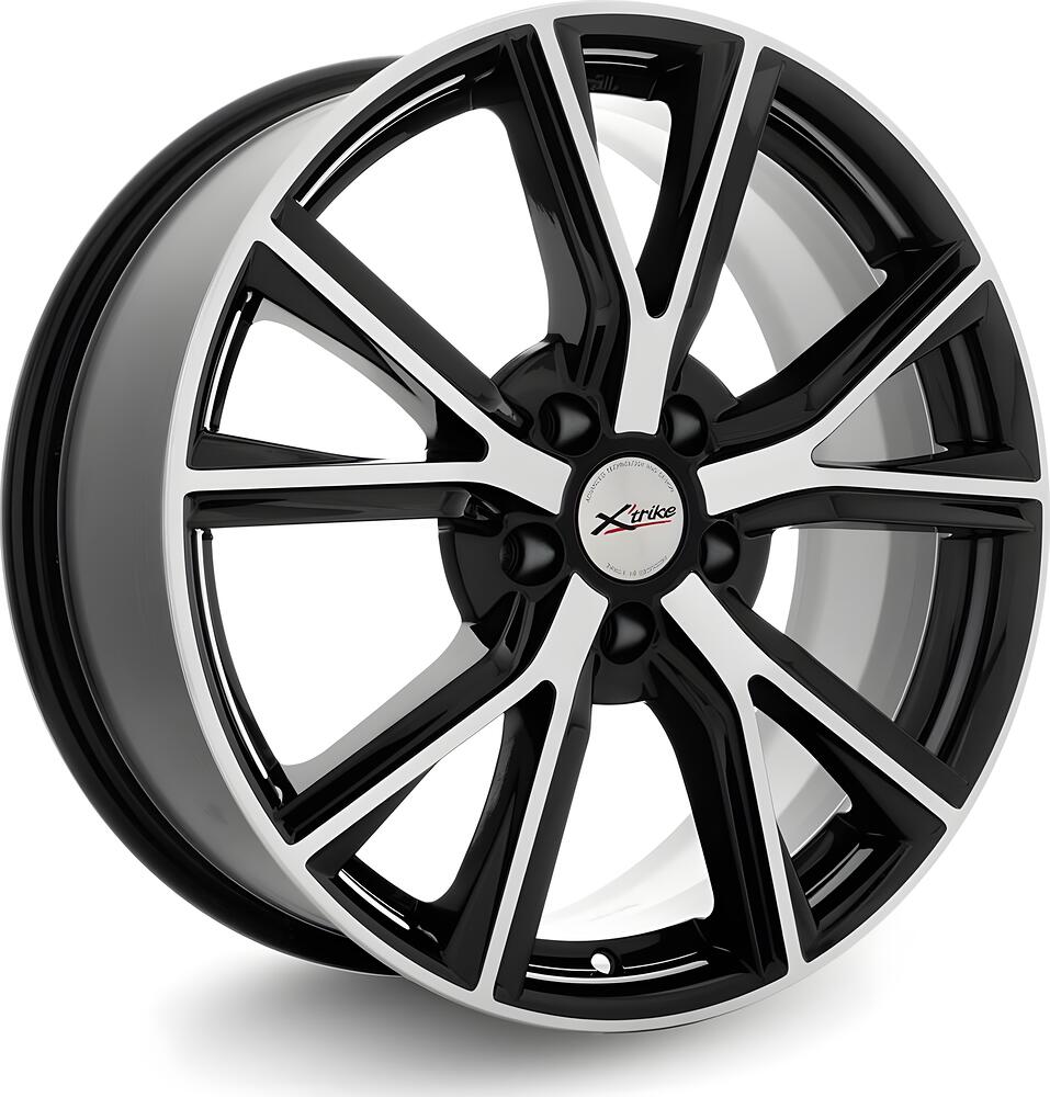X'trike X-122 7.5x18 5x108 ET 50 Dia 63.35 BK/FP