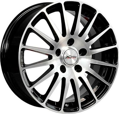 X'trike X-128 6.5x16 5x108 ET 43 Dia 67.1 BK/FP