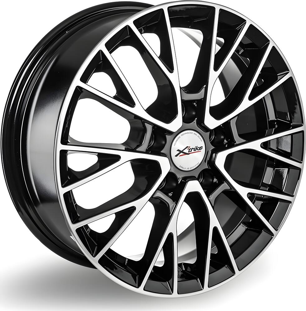 X'trike X-135 6.5x16 5x112 ET 45 Dia 57.1 BK/FP