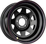 Zepp 4x4 УАЗ Triangle 8x16 5x139.7 ET -25 Dia 110 Gloss Black