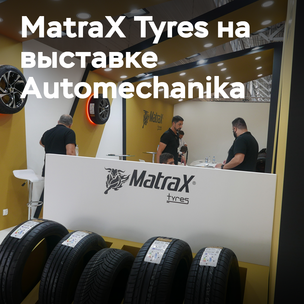 MatraX Tyres debütiert auf der Automechanika Dubai 2022
